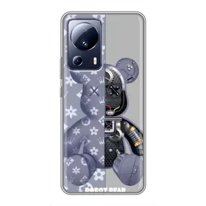Силиконовый чехол для Xiaomi 13 Lite (Медведь Louis Vuitton)