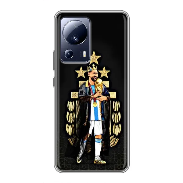 Чехол с рисунком «Месси король» для Xiaomi 13 Lite Чехол с рисунком «Месси король» для Xiaomi 13 Lite