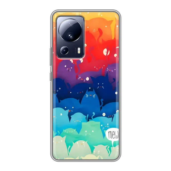 Чехол с рисунком «Mew» для Xiaomi 13 Lite
