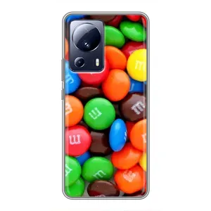 Чохол з зображенням смачної їжі для Xiaomi 13 Lite (Різнокольорові M&M'S)