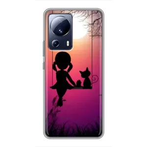 Чехол с рисунком «На качели» для Xiaomi 13 Lite