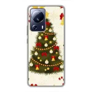 Чехол Новогодняя Елка на Xiaomi 13 Lite (Новогодний принт)