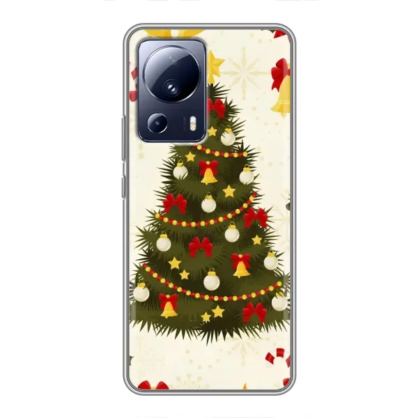 Чехол с рисунком «Новогодний принт» для Xiaomi 13 Lite Чехол с рисунком «Новогодний принт» для Xiaomi 13 Lite
