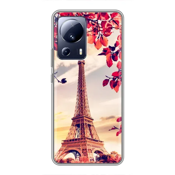 Чехол с рисунком «Paris photo» для Xiaomi 13 Lite