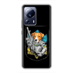 Чехол с принтом для Xiaomi 13 Lite (Патрон Воин)