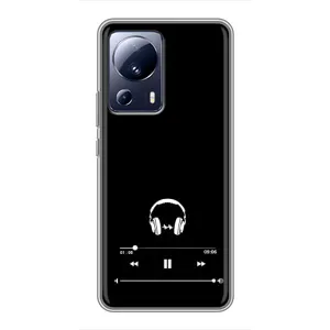 Чохол з картинками на чорному фоні для Xiaomi 13 Lite (Плеєр)