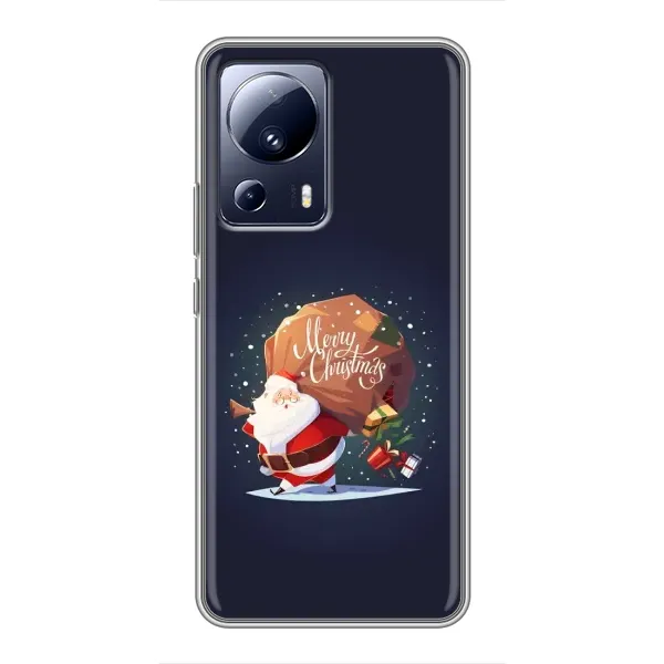 Чехол с рисунком «Подарки от Санты» для Xiaomi 13 Lite