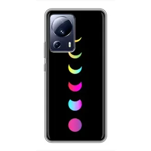 Чехол (ТПУ) с планетами на Xiaomi 13 Lite (Полнолуние)