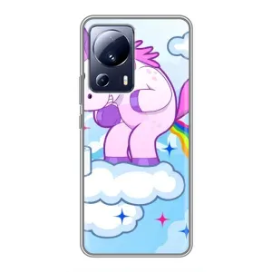 Чохол Unicorn на Xiaomi 13 Lite (Веселка Єдиноріга)
