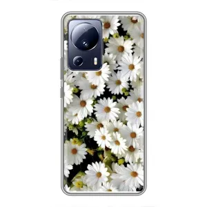 Чохол з ромашками на Xiaomi 13 Lite (Рамка в ромашках)