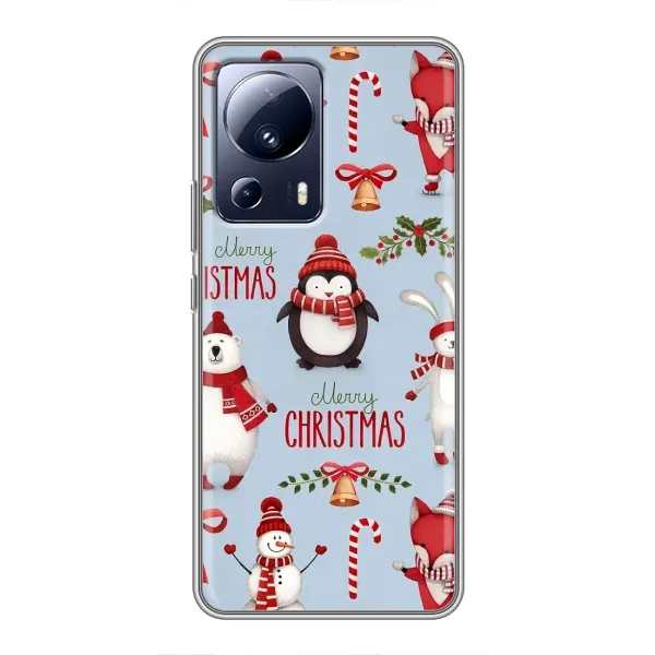 Чехол с рисунком «Рождественский» для Xiaomi 13 Lite