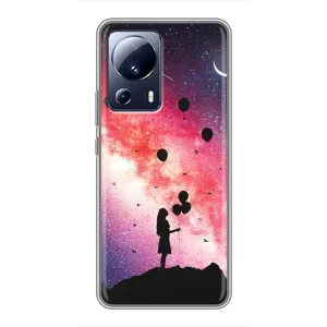 Силиконовые Чехлы Любимому человеку для Xiaomi 13 Lite (Шарики в небе)