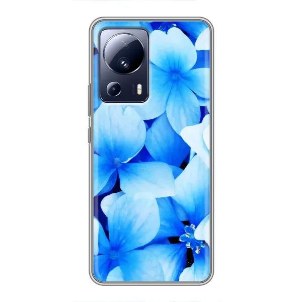 Чохол з малюнком «Сині квіти» для Xiaomi 13 Lite Чохол з малюнком «Сині квіти» для Xiaomi 13 Lite