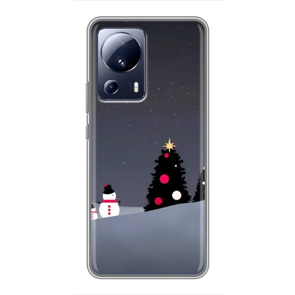Чехол с рисунком «Снеговички» для Xiaomi 13 Lite Чехол с рисунком «Снеговички» для Xiaomi 13 Lite