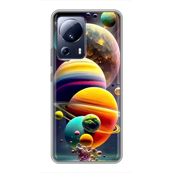 Чехол с рисунком «Солнечна система» для Xiaomi 13 Lite