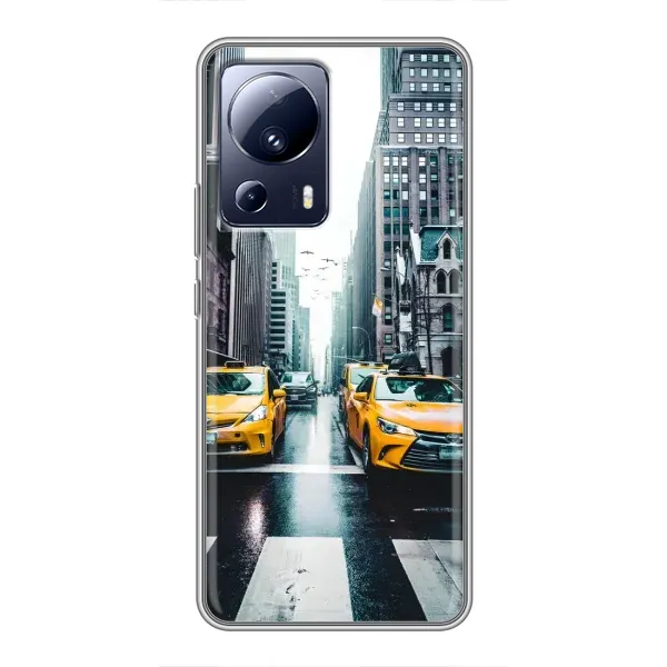 Чехол с рисунком «Такси» для Xiaomi 13 Lite Чехол с рисунком «Такси» для Xiaomi 13 Lite