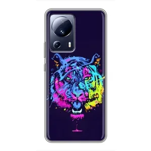Силіконовий бампер з картинкою звірів для Xiaomi 13 Lite (Тигр-Арт)