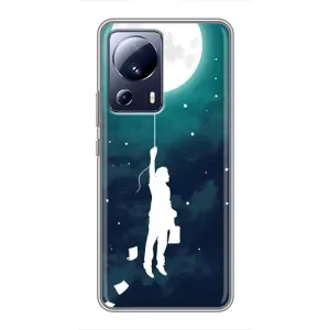 Чехол (ТПУ) с планетами на Xiaomi 13 Lite (To The moon)