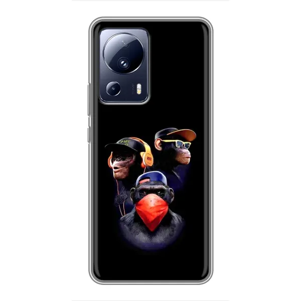 Чехол с рисунком «Три обезьяны» для Xiaomi 13 Lite Чехол с рисунком «Три обезьяны» для Xiaomi 13 Lite