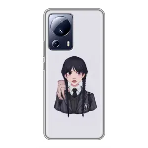 Чехлы с принтом Уэнсдей на Xiaomi 13 Lite (Вещь Венсдей)