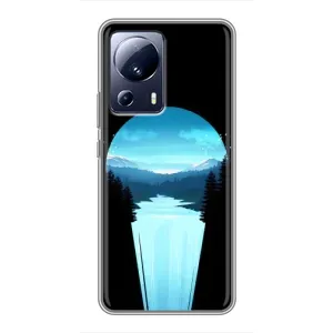 Летний Чехол на Xiaomi 13 Lite (Синий Водопад)