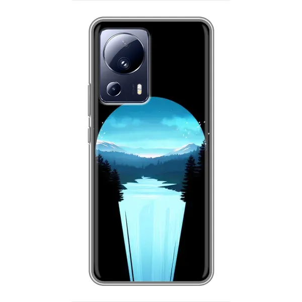 Чехол с рисунком «Синий Водопад» для Xiaomi 13 Lite Чехол с рисунком «Синий Водопад» для Xiaomi 13 Lite