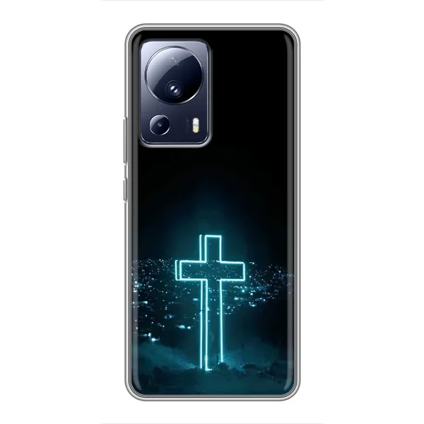 Чехол с рисунком «Яркий Крест» для Xiaomi 13 Lite