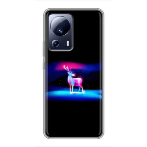 Силіконовий бампер з картинкою звірів для Xiaomi 13 Lite (Яскравий олень)