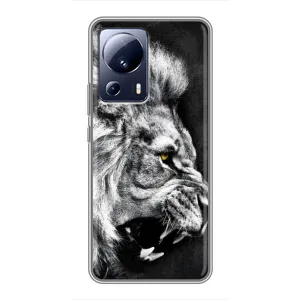 Чохол з картинкою на Xiaomi 13 Lite (Злий Лев)