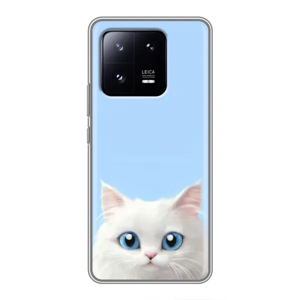 Чехол с рисунком «Белый кот» для Xiaomi 13 Pro Чехол с рисунком «Белый кот» для Xiaomi 13 Pro