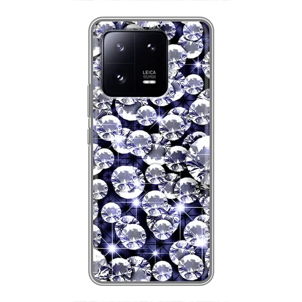Чехол с рисунком «Бриллианты» для Xiaomi 13 Pro Чехол с рисунком «Бриллианты» для Xiaomi 13 Pro