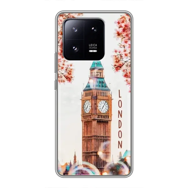 Чехол с рисунком «Часы Лондон» для Xiaomi 13 Pro Чехол с рисунком «Часы Лондон» для Xiaomi 13 Pro