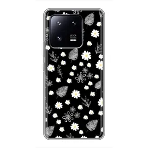 Чохли з тематикою "КВІТИ" на Xiaomi 13 Pro (цвітіння на чорному)