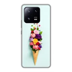 Чохли з тематикою "КВІТИ" на Xiaomi 13 Pro (Квітка-морозиво)