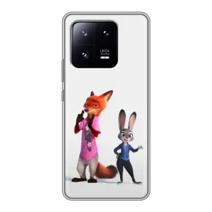 Силіконовий чохол з принтом Зоотрополіс для Xiaomi 13 Pro (Джуді і Нік)