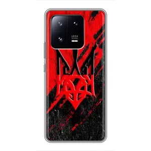 Чохли УПА (Червоно-Чорний) на Xiaomi 13 Pro (Герб в кольорах УПА)