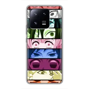 Силиконовые чехлы с глазами Anime для Сяоми 13 про (Глаза Хашира)
