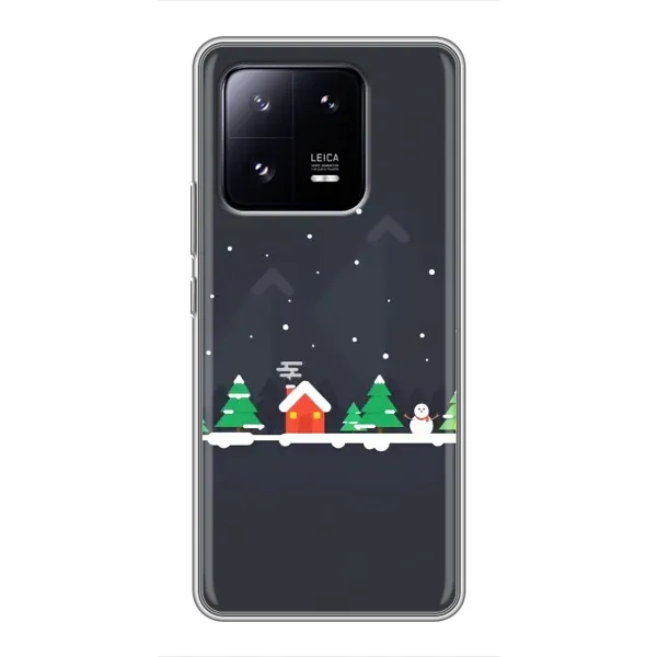 Чехол с рисунком «Город зимний» для Xiaomi 13 Pro Чехол с рисунком «Город зимний» для Xiaomi 13 Pro
