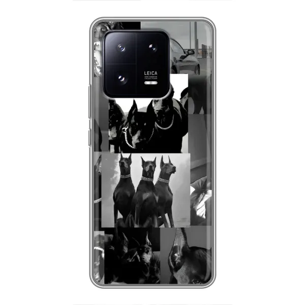 Чехол с рисунком «Коллаж Доберман» для Xiaomi 13 Pro Чехол с рисунком «Коллаж Доберман» для Xiaomi 13 Pro