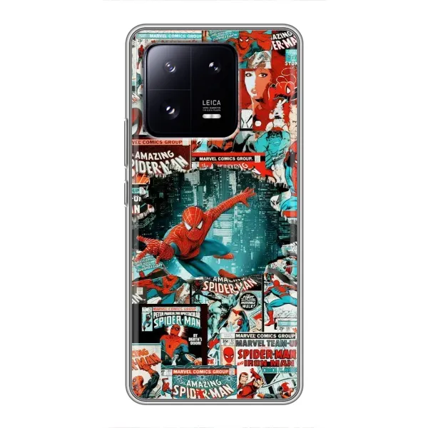 Чехол с рисунком «Комиксы Человек Паук» для Xiaomi 13 Pro Чехол с рисунком «Комиксы Человек Паук» для Xiaomi 13 Pro
