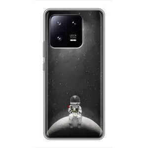 Силіконовый Чохол з принтом "Космонавти" на Xiaomi 13 Pro (Космонавт романтик)