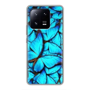 Силиконовый бампер с картинкой животных для Xiaomi 13 Pro (Крылья бабочек)