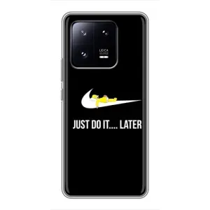 Силіконовый Чохол на Xiaomi 13 Pro з картинкою НАЙК (Later)