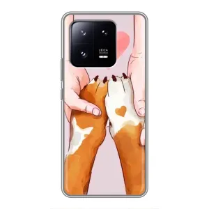 Чехол (ТПУ) Милые собачки для Xiaomi 13 Pro (Любовь к собакам)