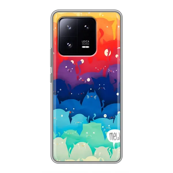 Чехол с рисунком «Mew» для Xiaomi 13 Pro