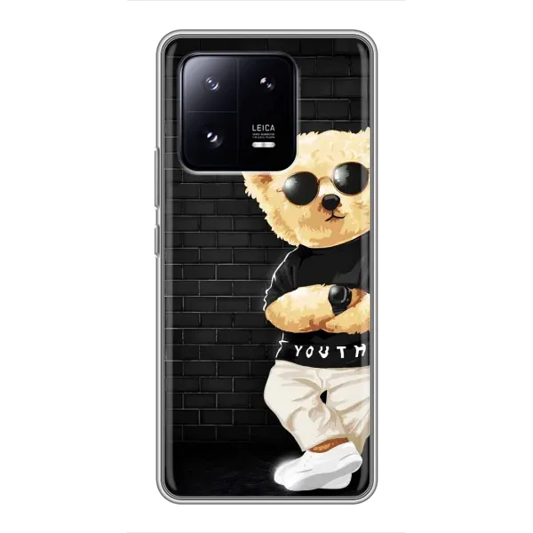 Чехол с рисунком «Мишка в очках» для Xiaomi 13 Pro Чехол с рисунком «Мишка в очках» для Xiaomi 13 Pro