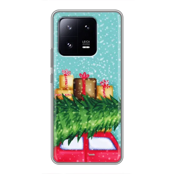 Чехол с рисунком «Новогодние подарки» для Xiaomi 13 Pro