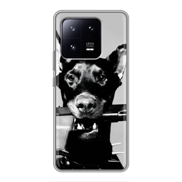 Чехол с рисунком «Опасный доберман» для Xiaomi 13 Pro Чехол с рисунком «Опасный доберман» для Xiaomi 13 Pro