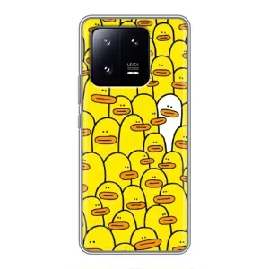 Силиконовый бампер с картинкой животных для Xiaomi 13 Pro (Особенный)
