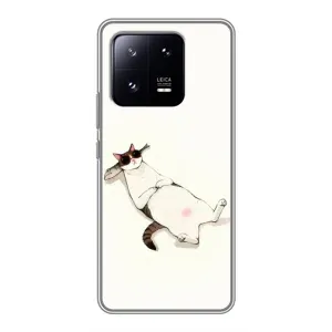 Чехол на тематику: Коты для Xiaomi 13 Pro (Отдых)